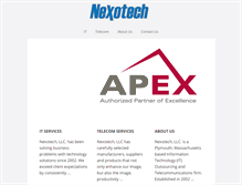 Tablet Screenshot of nexotechnet.com